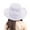 White, variant on TODOZO Women's Organza Church Kentucky Derby Fascinator Bridal Tea Party Wedding Hat Derby Hats for Women Cloche Bowler Hat Cocktail Party Wedding Sun Hat Uv Protection Packable Wide Brim Hats Women'