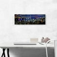 thumbnail image 2 of ARTCANVAS Hong Kong at Night Panoramic Canvas Art Print - Size: 36" x 12" (0.75" Deep), 2 of 9