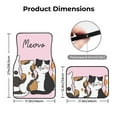 thumbnail image 5 of Vsdgher Cute Cats Car Foot Mat Set of 4 Pieces Universal Floor Liner Car Accessories Fits Most Cars, Trucks, Vans, sedans, SUV, 5 of 7