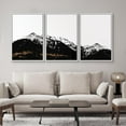 thumbnail image 2 of FCCUYE d Canvas Print Wall Art Set Minimal Pastel Sunset Desert Landscape Nature Abstract Illustrations Modern Art Decorative Nordic for Living Room, Bedroom, Office - 24"x36"x3 Natural, 2 of 7