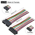 thumbnail image 2 of Male to Female 12Pin Breadboard Jumper Wire 2.54mm Pitch Cable 20cm 10 Set, 2 of 7