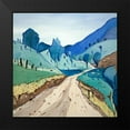 thumbnail image 2 of Atelier B Art Studio 12x12 Black Modern Framed Museum Art Print Titled - TUSCANY TRAIL, 2 of 5