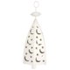thumbnail image 5 of Candelero con forma de luna y estrella tallada clásica, candelabro de hierro, adorno para el hogar (blanco), 5 of 8