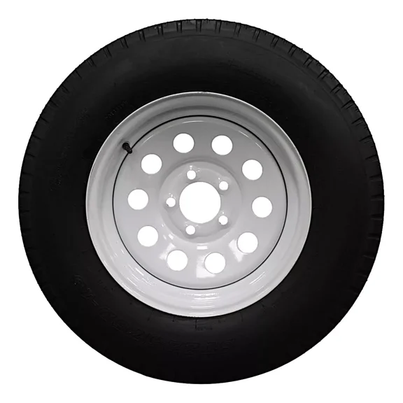 (Single Assembly) Antego Tire and Wheel 225/75D15 Highway Terrain Trailer Tire & Wheel – 15.0-Inch Pre-Mounted Rim, 8-Ply-Ply Build, Perfect for Utility & Cargo Use | A15604510116208ST22575D15