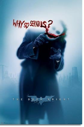 Canvas Pictures The Joker Art Batman Dark Knight Heath Ledger Large Poster 