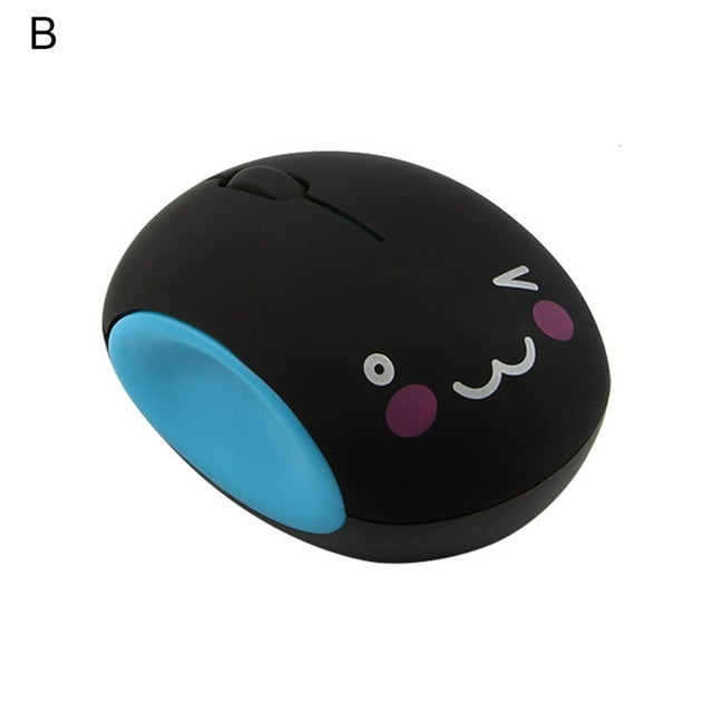 CNKOO 2.4G Cute Cartoon Expression Mini Wireless Mouse Rechargeable USB Silent Optical Mice Kid‘s Small Hand Gaming Mouse Child Gift for PC - Practical and Beautiful