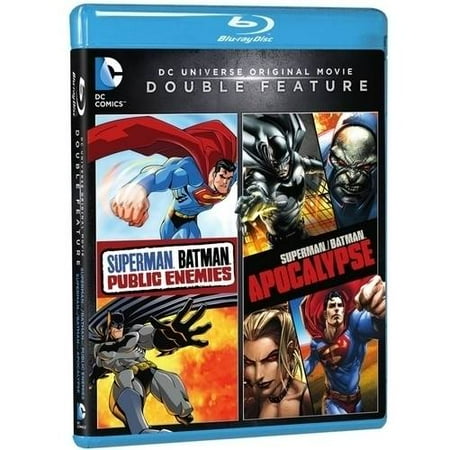 DC Universe Original Movie Double Feature: Superman, Batman: Public Enemies / Superman, Batman: Apocalypse (Blu-ray)