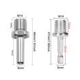 thumbnail image 2 of Adaptador para taladro TorSor M14 de acero inoxidable 46 x 8 mm, paquete de 6, 2 of 9