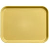 Cambro 14" x 18" Fiberglass Food Trays, Economy Line, 12PK, Yellow, 1418CL-145