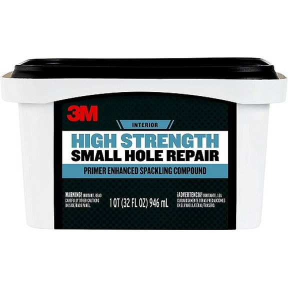 3M High Strength Small Hole Repair, Primer Enhanced Spackling Compound, 32 oz