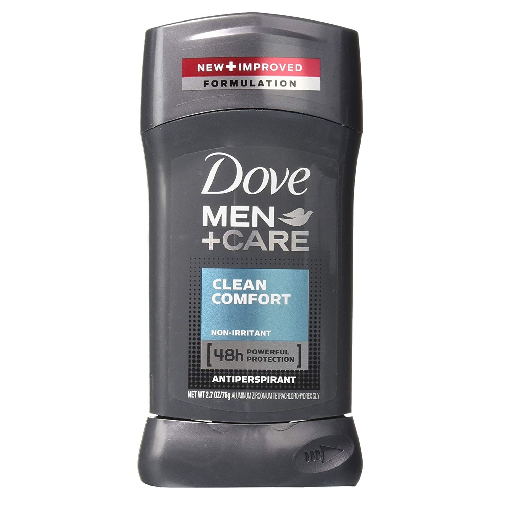 Dove Deodorant 2.7oz Mens Clean Comfort Anti-Perspirant (Pack of 2)