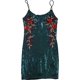 thumbnail image 1 of GUESS Vestido Ajustado con Lentejuelas para Mujer, Verde, X-Large, 1 of 1