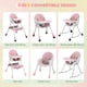 thumbnail image 2 of Silla Alta para Bebé Ktaxon 6 en 1 Portátil Plegable Rosa, 2 of 8