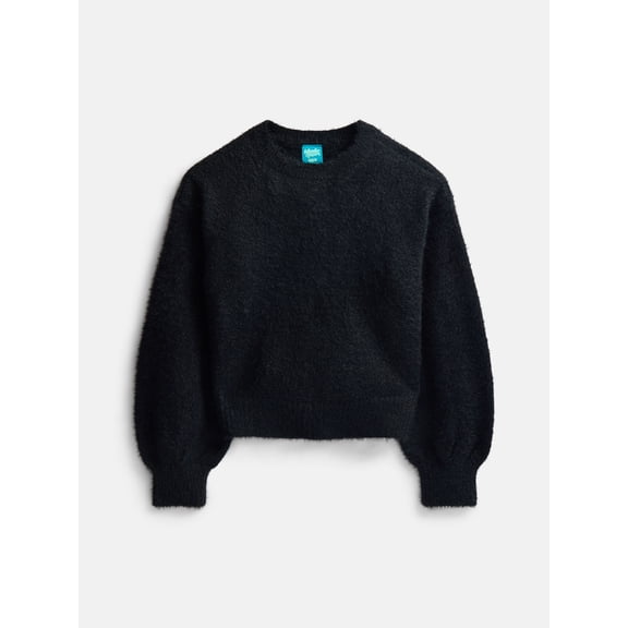 Wonder Nation Girls Eyelash Knit Sweater, Sizes 4-18 & Plus