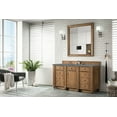 thumbnail image 7 of James Martin Furniture  60 in. Bristol Single Vanity with 3 cm Cala Blue Quartz Top, Saddle Brown, 7 of 7