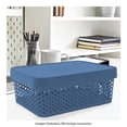 thumbnail image 4 of Caja con Tapa 11 Litros Plastic Trends Modelo Paris Color Azul Plumbago, 4 of 4