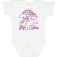 thumbnail image 3 of Inktastic Big Sister Unicorn Girls Baby Bodysuit, 3 of 5