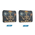 thumbnail image 7 of FORMRS 15"-15.6" Laptop Sleeve Protective Case Soft Carrying Quilted Computer Bag Cover, Skeleton with Rainbow, 7 of 7