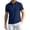 Navy #7, variant on Evdexr Mens Polo Shirts Button Down Collared Shirts 2026 Summer Short Sleeve Casual Regular Fit Golf Tops Moisture Wicking Solid T Shirts Gray M