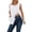 White, variant on Workout Tanks for Women Women's Recovery Button Front Chemo Tank Cami Tops for Women Black L