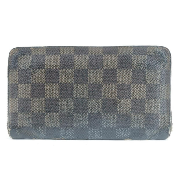 Louis Vuitton 12lk01 Damier Ebene Zippy Wallet Long Zip Around Walmart Com
