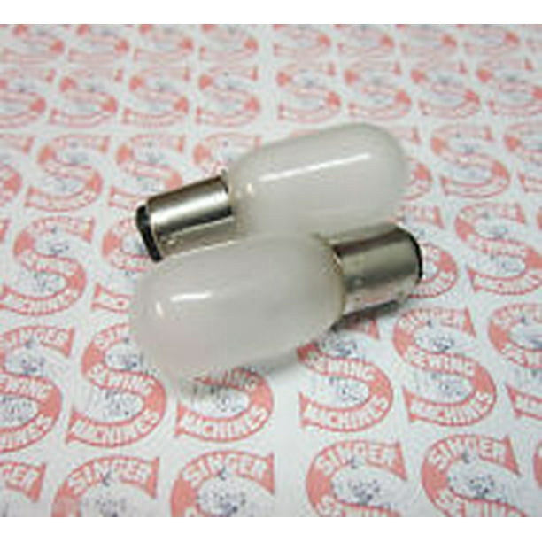 2 Singer Compatible PushIn Light Bulb 777910882 Fits Models In