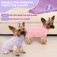 thumbnail image 2 of Suéteres para perro Lorehelina, paquete de 2, cuello alto para invierno, talla pequeña, 2 of 6