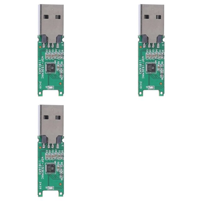 3X Adaptador USB 2.0 EMMC 153 169 EMCP PCB, Placa Base, Disco U, Placa de Control Principal Sin Memoria Flash