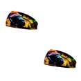 thumbnail image 1 of Qarigey Diademas de ganchillo Banda para la cabeza deportiva Tie-dye Banda para el sudor Estampado Accesorios para peinados Mujeres Hombres para Type10 NO10 Qarigey CBP275107, 1 of 6
