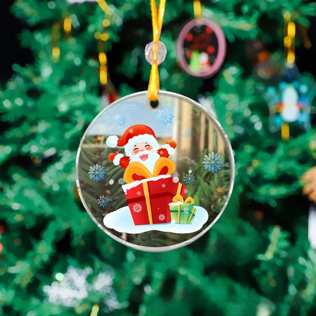 Letreros navideños de resina Ywbawe Holiday, elegantes decoraciones festivas, letreros navideños para colgar en la pared para el hogar o la oficina, decoración navideña cálida, ofertas de liquidación