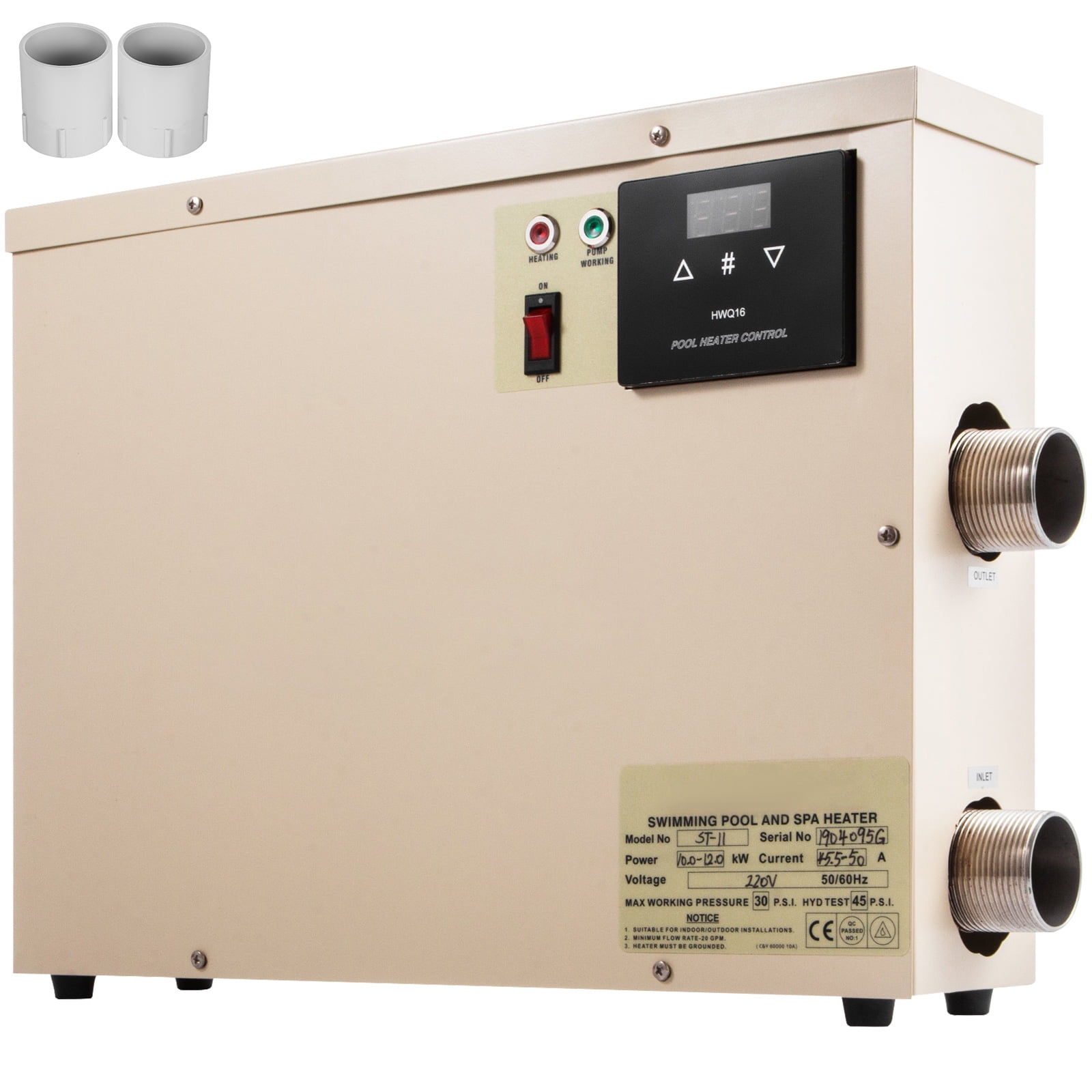 cost to run electric pool heater