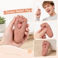 thumbnail image 2 of Squishy Stress Toy with Funny Foot Shape and Stretchy Soft Silicone, 1-Pack, Flesh-Tone, for Desk Fidgeting, Sensory Toy, 2 of 8