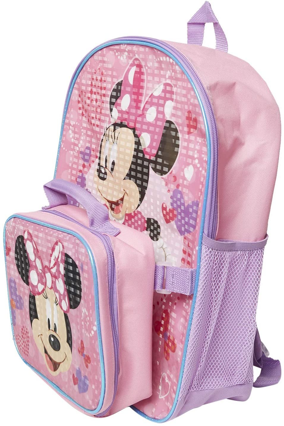 Minnie Mouse Backpack Combo Set - Minnie Mouse Girls 4 Piece Backpack Set - Backpack, Lunch Box, Water Bottle And Carabina Minnie Mouse 4Pc - image 2 of 7
