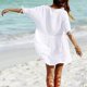 thumbnail image 3 of Bikini Translúcida Tela Vestido Blancas Borlas Boho Desgaste Vocacional Transpirable Talla Grande Mujer Señora METRO Macarena vestido de bikini, 3 of 4
