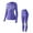 Purple, variant on Levmjia Womens Thermal Ski Underwear Set Warm Moisture Wicking Solid Color Pants And Compression Clothing Tight Shirt For Cold Weather Winter Sports Skiing Hiking Yoga