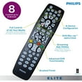 Philips 8 Device Elite Plus Backlit Universal Remote Control Brushed