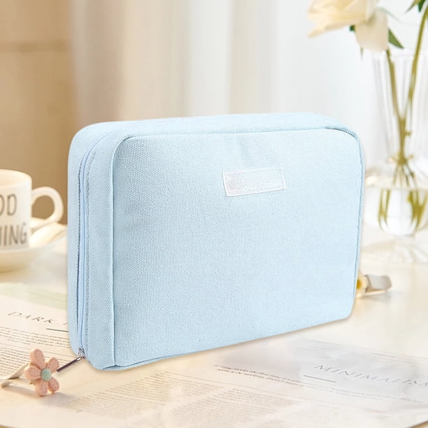 Bolsa de maquillaje para niñas, bolsa de lápices bonita de gran capacidad, suministros escolares para oficinas Kawaii JShteea El nuevo