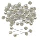 thumbnail image 1 of 100 piezas de alfileres de chal de suéter perla de imitación decoración de ropa alfiler de seguridad broche trasero alfileres de broche para mujeres n White_1.4cm Perla, 1 of 4