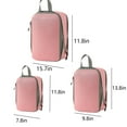 thumbnail image 3 of 3Pcs Travel Bags Luggage Organizer Travel Compression Packing Cubes For Clothes Blanket, Travel Bags Luggage Organizers For Suitcases Double Large Capacity sign 3 Different Size, 3 of 7