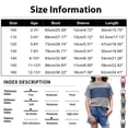 thumbnail image 3 of YOUYEDIAN Tween Girls Summer Shirts Short Sleeve Color Block Tops (Gray, 13-14 Years), 3 of 5