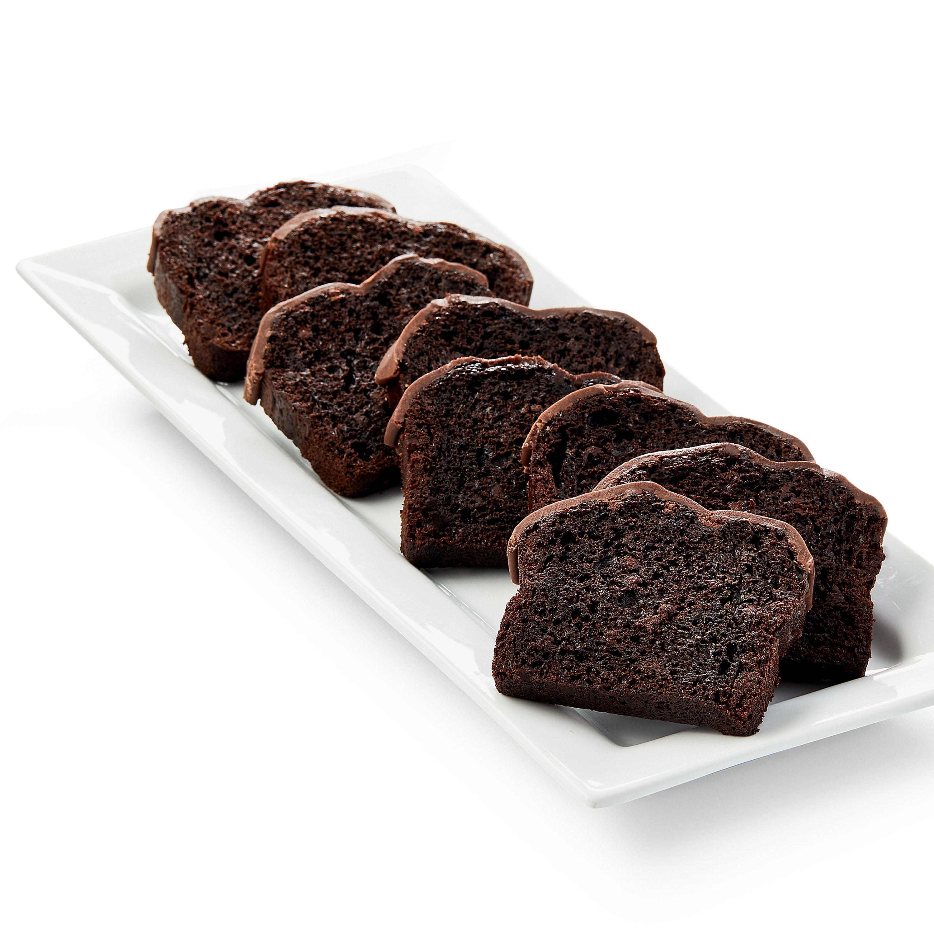 Marketside Iced Double Chocolate Sliced Loaf Cake, 14.1 oz, 8 Count