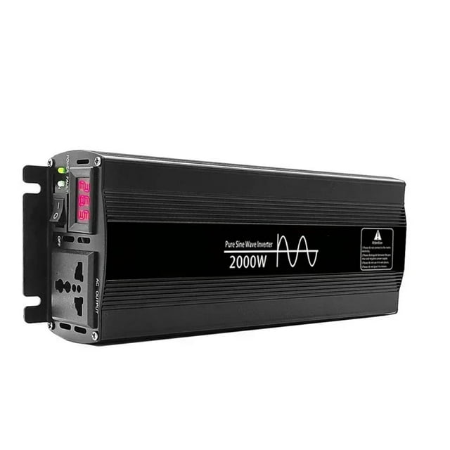 Pure Sine Wave Inverter 2000W 3000W Power Converter Solar Inverter DC12V To AC 220 ,Advanced Charging Protection Design
