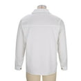 thumbnail image 6 of Dovford Men's Corduroy Button Down Long Sleeve Colorblock Shirt Collar Tops 2025, 6 of 7