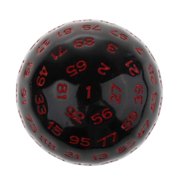 Dados Acrílicos De Múltiples Lados Para Tablero De Mesa Juego De Rol Bar Club Red Sunnimix Bola de juego de dados poliédricos