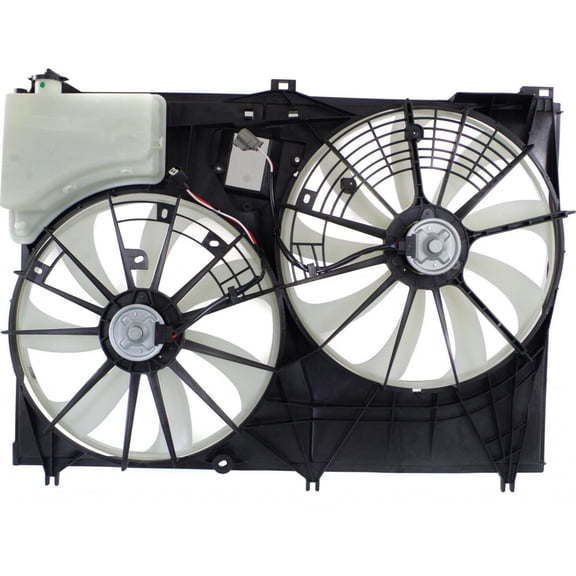 For Toyota Highlander 2014-2018 Radiator Coolng Fan Assembly | 2.7L | 3.5L | Motor/Blade/Shroud/Module Assembly | TO3115195 | 167110P230-PFM