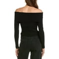thumbnail image 2 of alice + olivia womens  Dolan Pullover, m, Black, 2 of 3