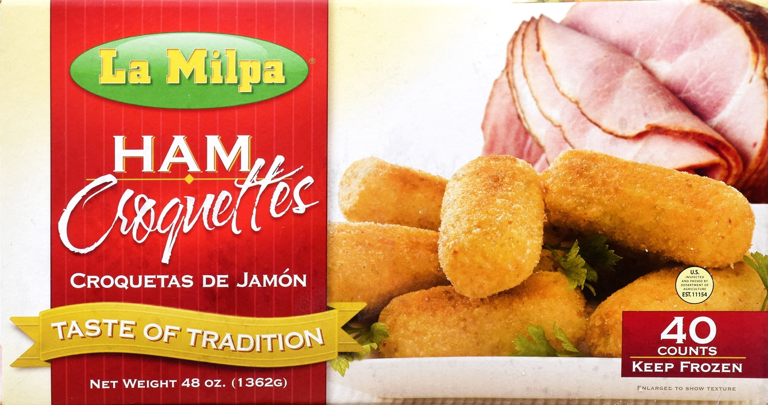 La Milpa Ham Croquettes 40 ct, 48 oz.