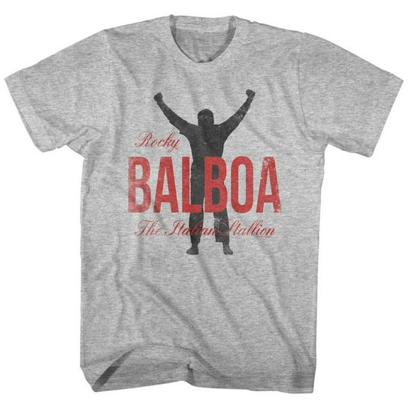 Rocky Balboa Gray Heather Adult T-Shirt 4Xl