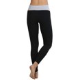 thumbnail image 2 of ToBeInStyle Women's Active Pants with Fold-Over Waistband -Heather Gray- Small, 2 of 5