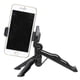 thumbnail image 2 of Mini Desktop Camera Tripod - Plastic Foldable Phone Tripod with 120 Ball Head, 1/4 Screw, Clamp for Smartphone, DSLR Camera, LED Light2Pcs, 2 of 4